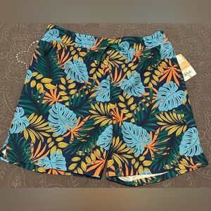 Thereabouts Boys Multi Palm Swim Trunks NWT Size XS 6/7